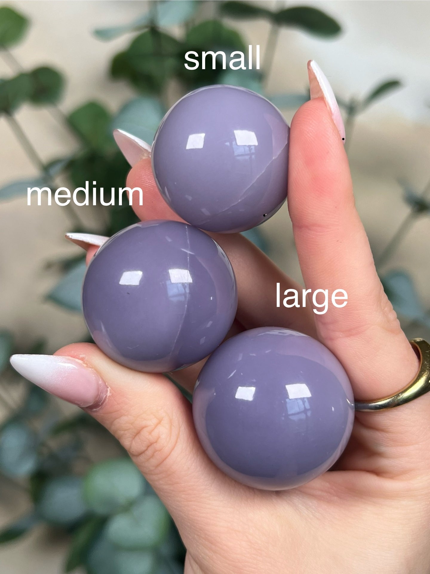 Lavender Fluorite Mini Sphere